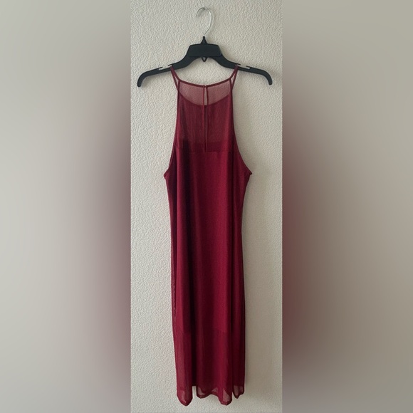 NWT DKNY Women's Cocktail Dress In Red Size Large - Picture 7 of 9